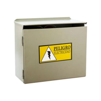 Fym - Tablero Eléctrico 100 Watt Caja Metálica Doble Tapa