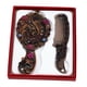 thumbnail image 4 of Kit De Peine De Espejo De Maquillaje De Mano De Metal Con Estampado De Pavo Real De Cola Extendida, 4 of 4