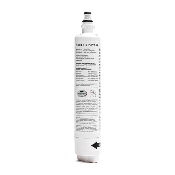 Filtro de agua para frigorífico Fisher & Paykel 847200, paquete de 1