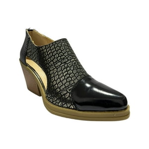 Danicolle Calzado - Botin Low Opening Negro/Dorado