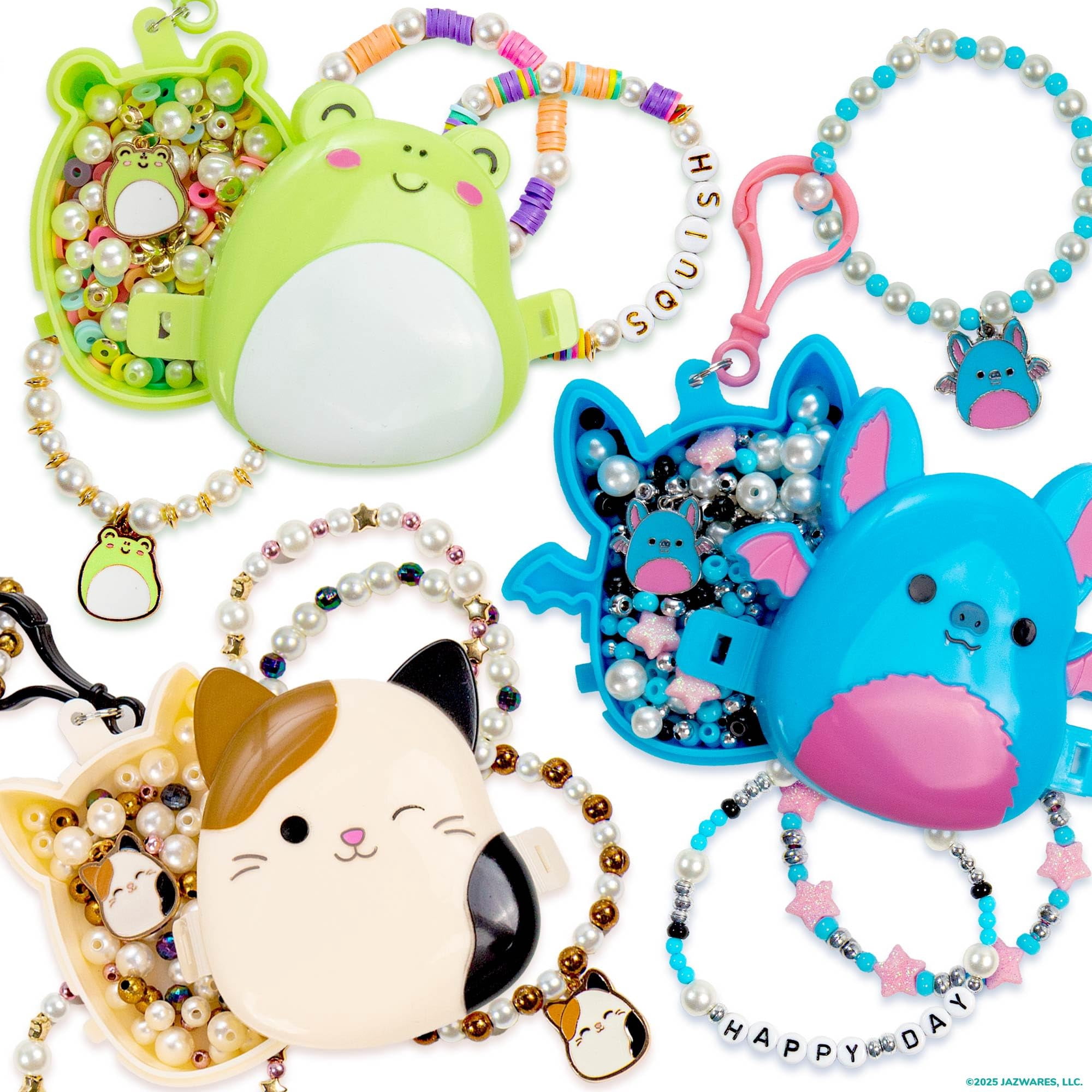 Kits De Pulseras Horizon Group Usa Original Squishmallows, Paquete De 3