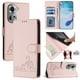 thumbnail image 5 of Funda tipo cartera FOXDOCK para OPPO Reno 11 5G con soporte, ranuras, RFID, diseño de gato, 5 of 5