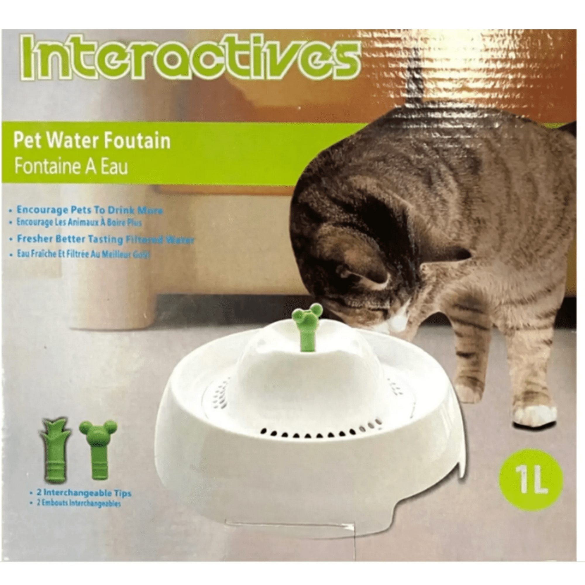 Genérico - Bebedero Fuente Automático Para Gatos Mascotas Interactivo