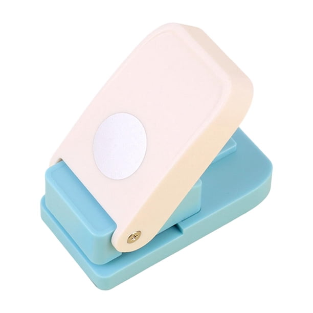 Perforadora de pestañas para papel DIY, cortadora de pestañas resistente, herramienta multifunción para álbumes de recortes, herramienta de organizaci Redondo