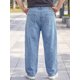 thumbnail image 3 of INSPIRE CHIC Jeans Casuales de Hombre Grandes y Altos Pantalones de Mezclilla Elásticos 4XL Azul Claro, 3 of 5
