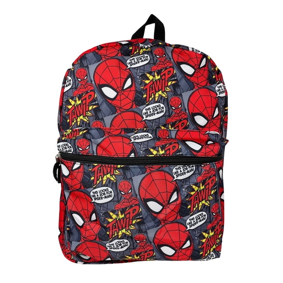 Mochila Fast Forward Spiderman con estampado integral de 40 cm