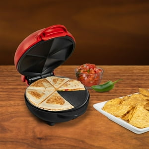 Quesadilla Maker Nostalgia Taco Tuesday, 6 Cuñas, Color Rojo