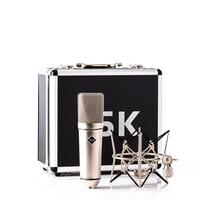 Microfono Condensador Unidireccional + Soporte U87Pro Isk