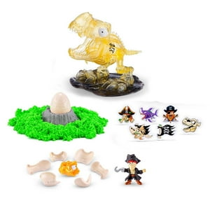 Smashers Colección Calavera Gigante Dino Island - Negro