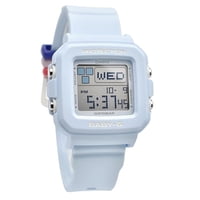 Reloj Casio Baby-G Plus Digital Light Blue Resin Strap Quartz Bgd-10L-2 100M Women'S Watch With Extra Band Loops