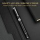 thumbnail image 3 of Pluma rollerball BEILUNER 14 cm Negro con detalle plateado, 3 of 8
