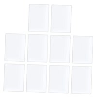 Magideal - 10 Láminas De Acrílico Transparente, Tableros Acrílicos Multiusos De Plexiglás De 5 X 7 Pulgadas Para Proyectos De Exhibición E Invitaciones De Boda.