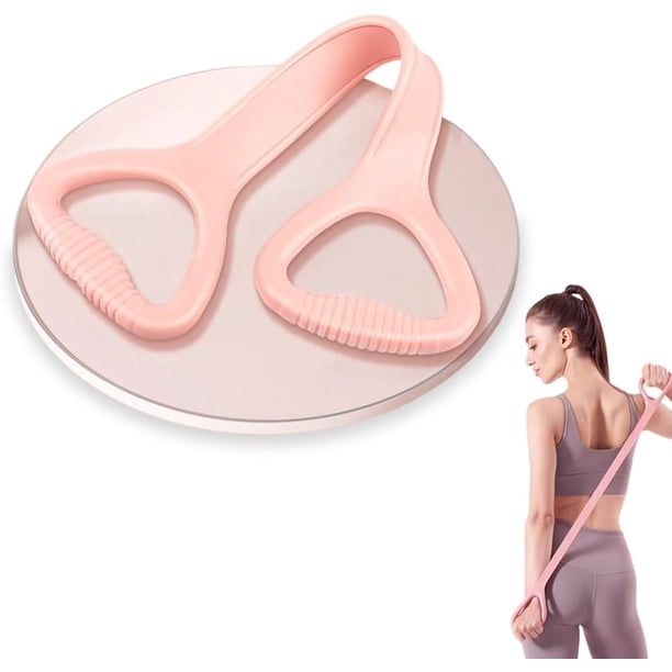 Bandas resistencia silicona figura 8 elásticas ejercicio brazo espalda hombro yoga