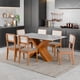 thumbnail image 3 of Juego de comedor 6 Sillas Santiago Mesa 160x90 cm Blanco - Dubai, 3 of 6