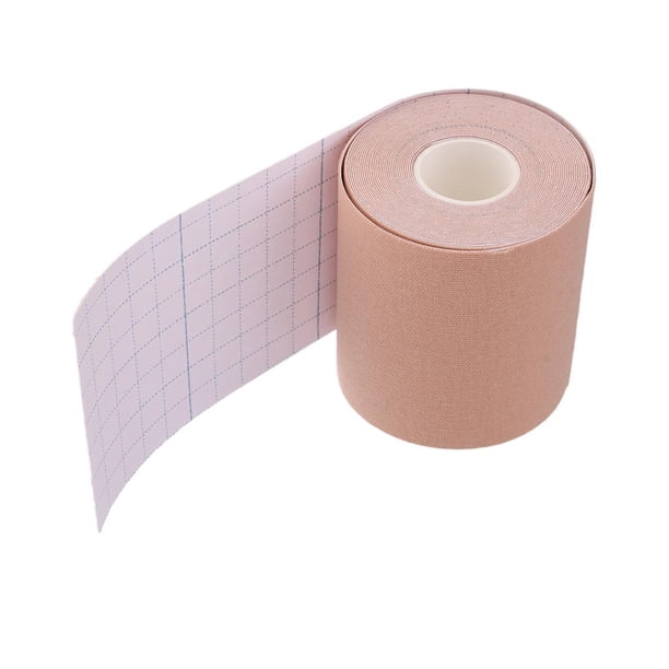 Cinta de kinesiología de los deportes elástica de los 5m color de piel terapéutico de la fisio