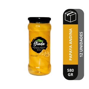 Giada - Papaya Andina 12X 580 Gr