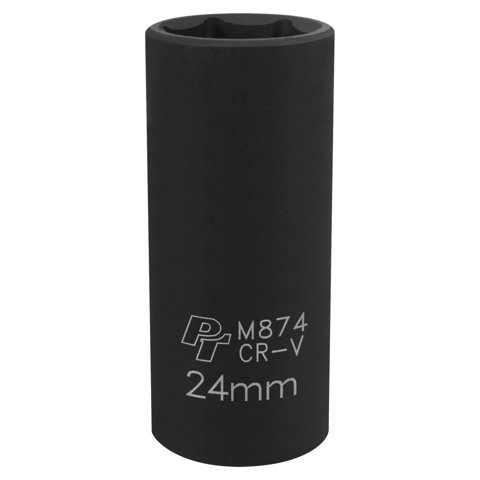 Herramienta Impact Socket Performance Tool M874 1/2 Drive, 6 Puntos, 24 Mm