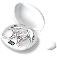 Aaronmei Auriculares Bluetooth 5.4 Open Ear Blanco