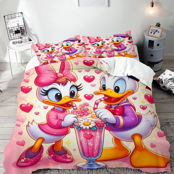 Mickey Duvet Cover Multi-Piece Bedding Set Multi-Size Single Double Queen Size Sewing Needlework Pillowcase Quilt Cover