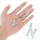 thumbnail image 4 of Uxcell Llavero de Letra Inicial Llave N Colgante Llavero Decoración de Bolsa Mochila Plata, 4 of 4