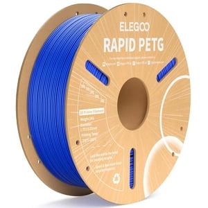 Filamento Para Impresora 3D Elegoo Rapid Petg De 1,75 Mm, Color Azul, 1 Kg