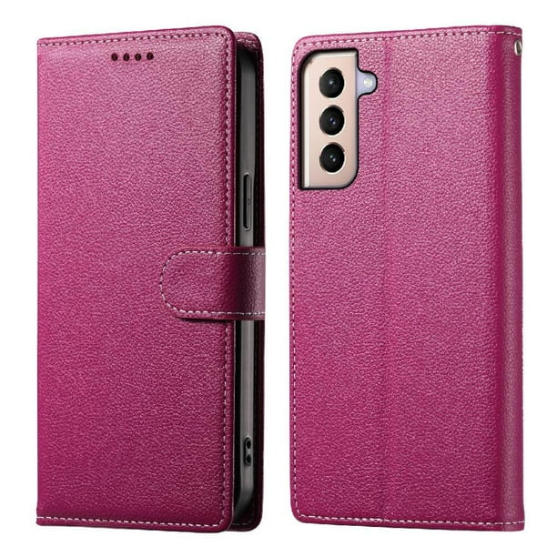 Funda para FOXDOCK Samsung Galaxy S21 Plus– Cuero Premium, 3 ranuras para tarjetas, Protección contra impactos