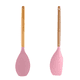thumbnail image 1 of Juego de utensilios de cocina de 2 piezas, de madera, fáciles de limpiar, antiadherentes, color rosa, 1 of 5