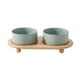 thumbnail image 5 of Cuencos De Comida Para Gatos, Plato De Cerámica Liso Para Gatos, Cuencos Para Perros Para Comida, Gatos Mayores De Interior, Verde Claro, 5 of 5