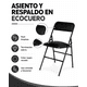 thumbnail image 3 of Silla Plegable Multiuso Ecocuero Negra, 3 of 6