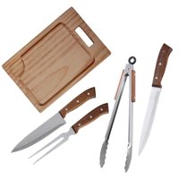 Set Parrilla 5 Piezas Acero Inoxidable Arthome Par34