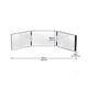 thumbnail image 5 of Espejo Triple Plegable Vista 360° Luz Led, 5 of 8
