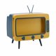 thumbnail image 5 of Forma De TV Caja De Pa?uelos Soporte Para Teléfono Móvil Servilletero De Pa?uelos De Escritorio Amarillo, 5 of 5