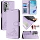 thumbnail image 5 of Funda tipo cartera FOXDOCK para OPPO Reno 11 Pro 5G con soporte, ranuras, RFID, diseño de gato, 5 of 5