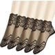 thumbnail image 1 of Calcetines tobilleros de encaje para mujer - 5 pares de calcetines con volantes - Calcetines tobilleros de rejilla para mujer, 1 of 7