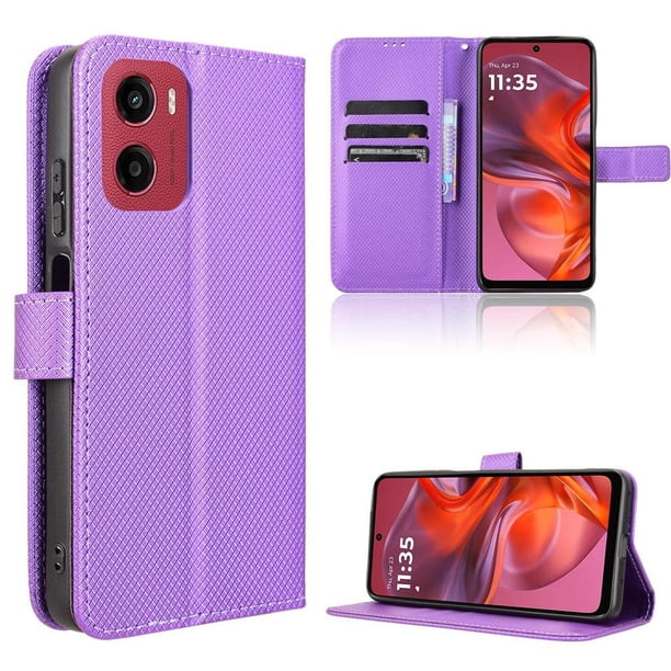 Funda Billetera para Google Pixel 9 PRO 5G con Ranuras y Soporte Morado