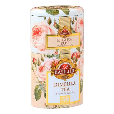 Basilur - Lata 2X1 English Roses + Té Ceylon Dimbula