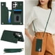 thumbnail image 1 of Crossbody PU Leather Case For Samsung Galaxy S23 S22 Plus Note 20 Ultra Wallet Card Slot Stand Holder Phone Bag Cover, 1 of 3