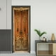 thumbnail image 2 of 1pc, Door Sticker, 35.43*78.74inch Wooden Door Designed Decorative Wallpaper, Polish Decorative Door Mural, Peel And Stick Wall Sticker, Self Adhesive Refrigerator Magnet, Waterproof, Removable Wall, 2 of 4