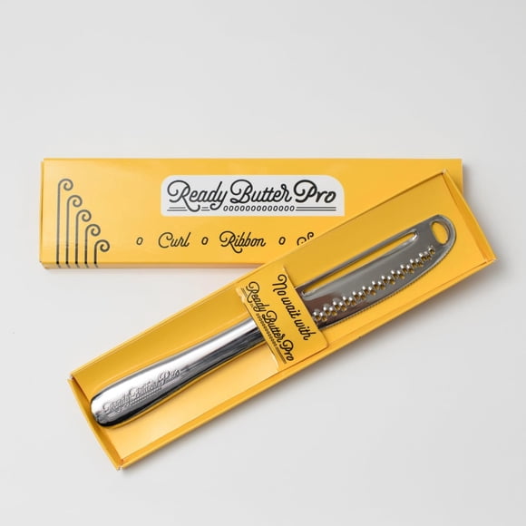 Cuchillo para mantequilla Houseify READY BUTTER PRO 3 en 1 de acero inoxidable