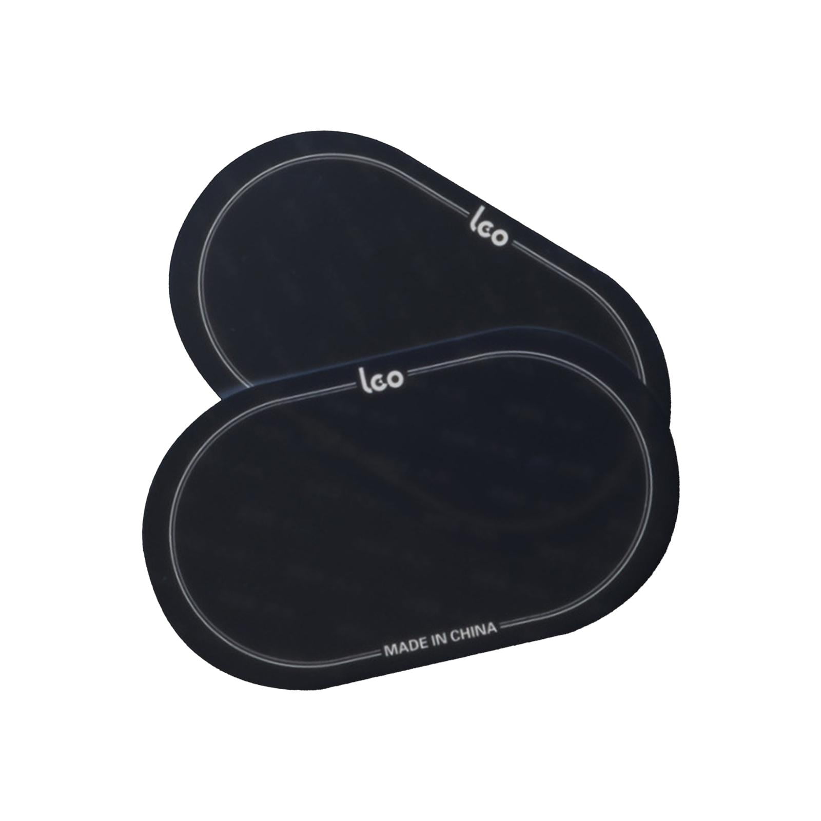 Bothyi - 2x Parches De Parche De Tambor A Prueba De Impactos Para Piezas De Bombo Protector De Parche Negro 15,7 Cm X 9 Cm