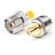 thumbnail image 2 of 2 Uds Adaptador Coaxial RF SO239 SMA Hembra A Hembra UHF SO239 Conector De Antena, 2 of 3