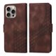 thumbnail image 5 of Carcasa FOXDOCK iPhone 15 Pro de cuero PU, diseño acolchado clásico, protección contra caídas y rayones, 5 of 5
