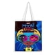 thumbnail image 1 of Moon Girl Bolso de tela con estampado de lienzo para mujer, bolsa de compras reutilizable y estética, con cremallera interior, regalo para mujer,38*45cm., 1 of 6