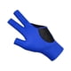 thumbnail image 4 of Guante De Billar De Tres Dedos Antideslizante Mano Izquierda Para Mujeres Hombres Jugando En Interiores Azul, 4 of 5