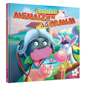 Zig-Zag - Libro Caricias - Animales De La Granja / 10 Páginas De Cartón Con Texturas, De 16 X 16 Cm. Tapa Cartoné Con Textura