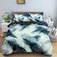 thumbnail image 1 of Feathers Pattern Bedding SetDuvet Cover Comforter Bed Set Quilt Cover Pillowcase Boys Girls Adultse, 1 of 5