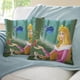 thumbnail image 3 of Bella Durmiente Aurora Princesa Fundas de almohada de terciopelo con tema, regalos de funda de almohada, decoración para el hogar, cojín de lanzar, regalo de cumpleaños para fans y parejas.66*66cm., 3 of 6