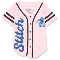 Disney - Camiseta Moderna Lilo Stitch Angel Baseball Jersey