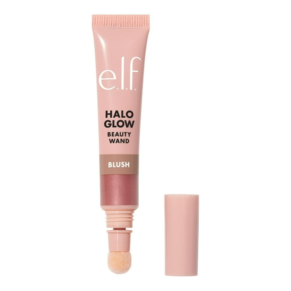 Blush e.l.f. Halo Glow Beauty Wand Liquid con escualano vegano