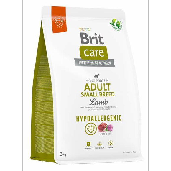brit care perro adulto razas pequeñas lamb 3kg